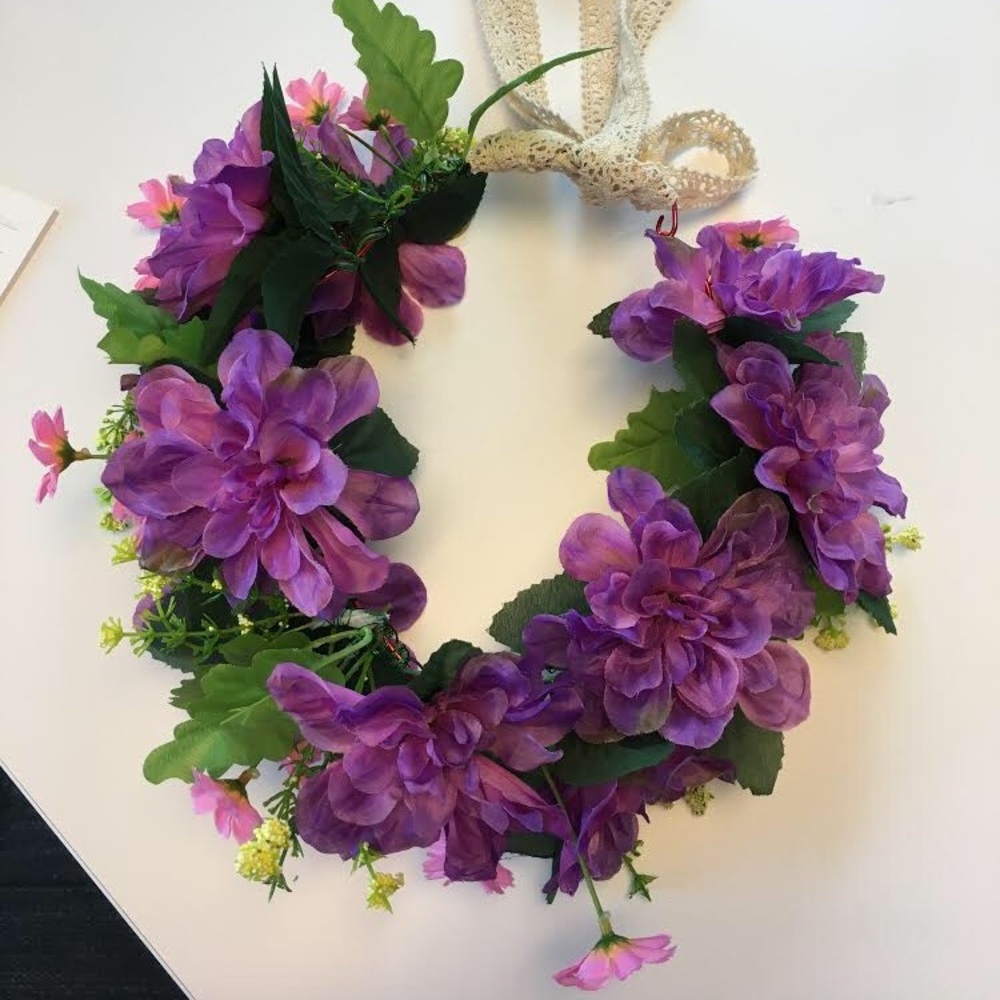 Flower headpiece crown
